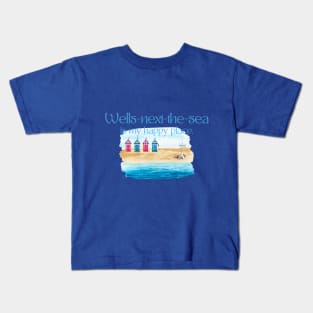 Wells-next-the-sea is my happy place Kids T-Shirt